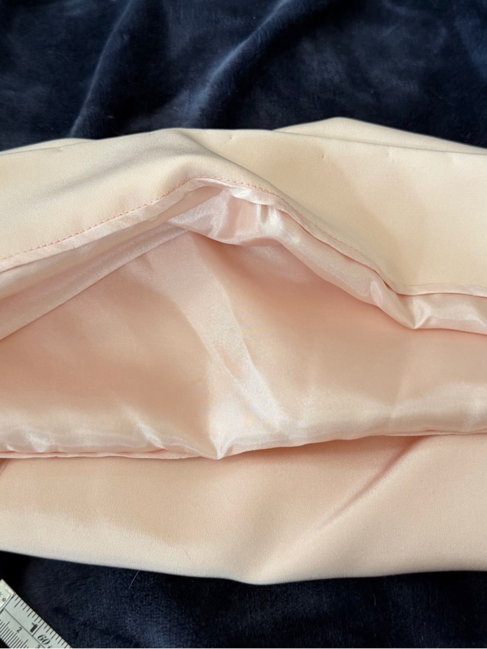 Blush Pink Silk Suit, Vintage and Never Worn. Gorgeous! - Picture 7 of 7